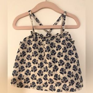 Janie and Jack Floral Summer Shirt